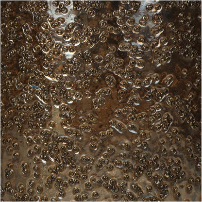 Κηροπήγιο Γυάλινο Χρυσό 16x16x21