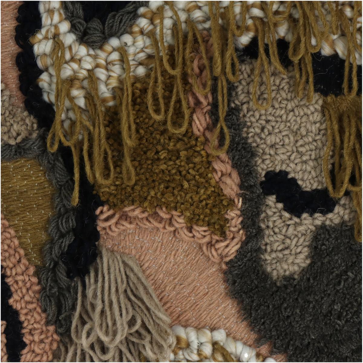 Διακοσμητικό Τοίχου Υφασμάτινο Πολύχρωμο 98x2x98