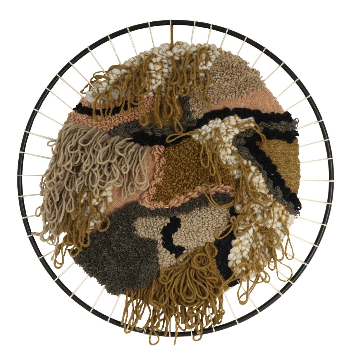 Διακοσμητικό Τοίχου Υφασμάτινο Πολύχρωμο 98x2x98