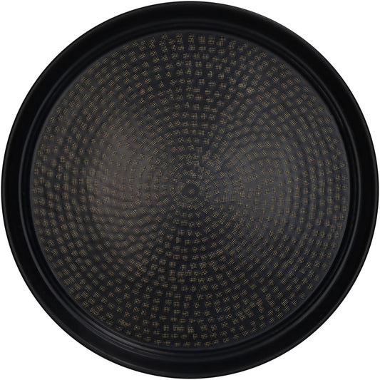 ArteLibre Δίσκος Στρογγυλός Αλουμινένιος Μαύρος/Χρυσός 05154962