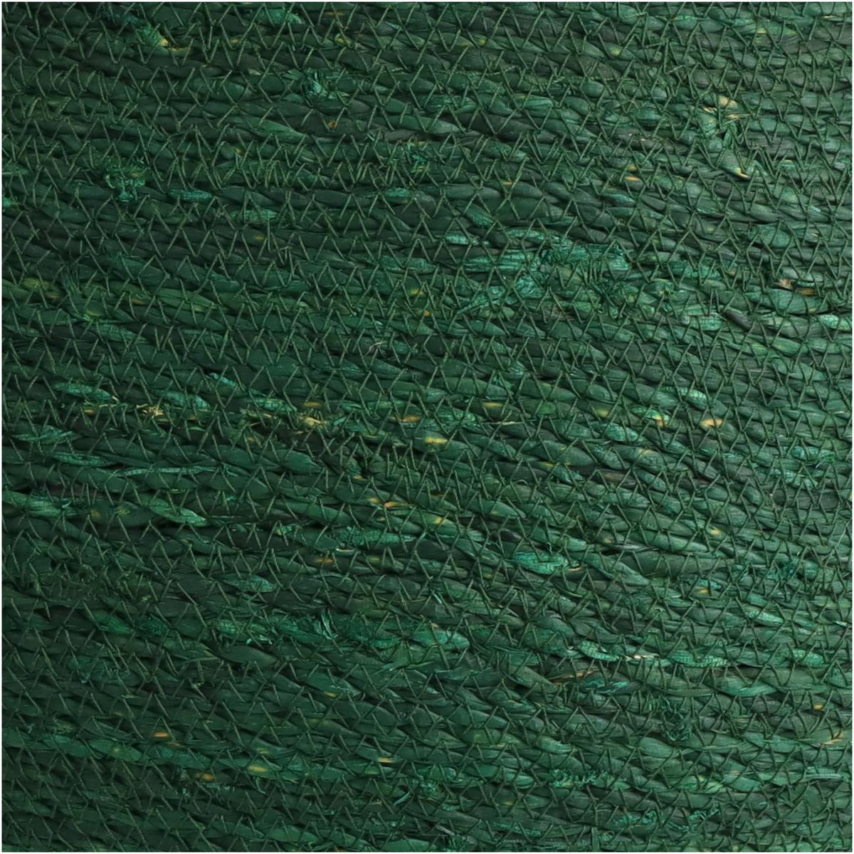 Καλάθι Πράσινο Seagrass 34x34x36cm Σετ 3Τμχ