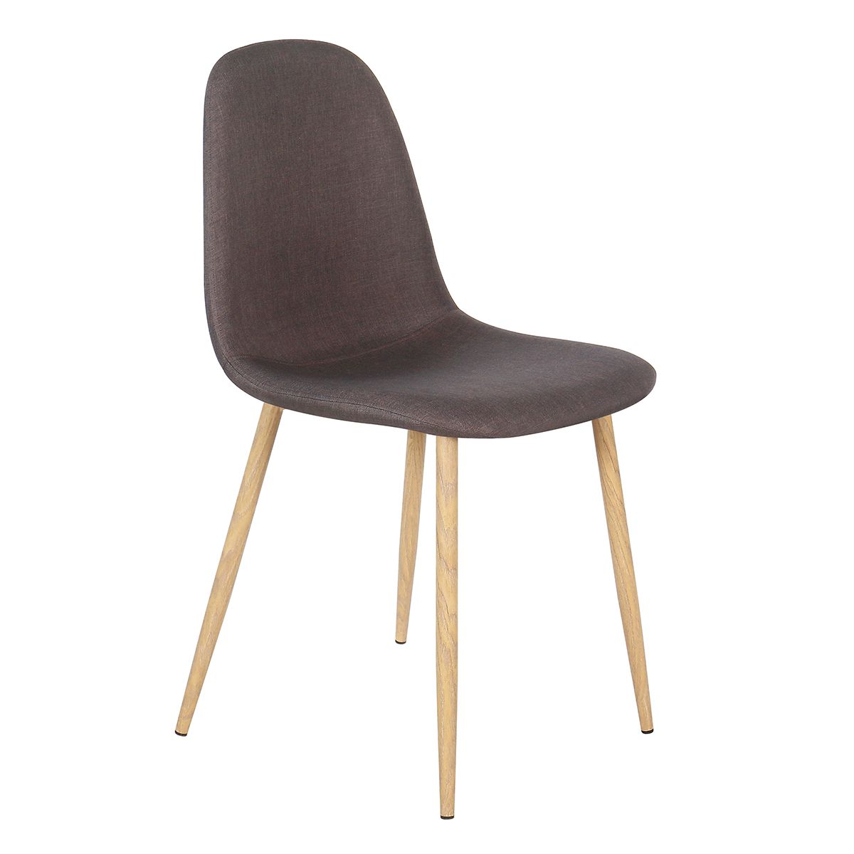 ArteLibre Καρέκλα Υφασμάτινη/Ξύλινη Καφέ/Φυσική 14320015