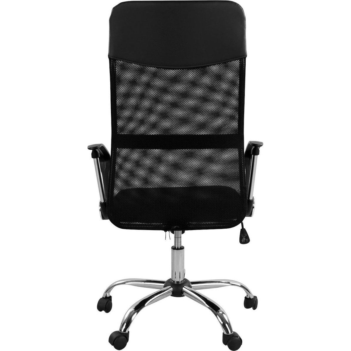 ArteLibre Καρέκλα Γραφείου Υφασμάτινη/Δερματίνης Μαύρη 14230015