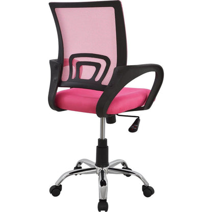 ArteLibre Καρέκλα Γραφείου Υφασμάτινη Ροζ 14240011