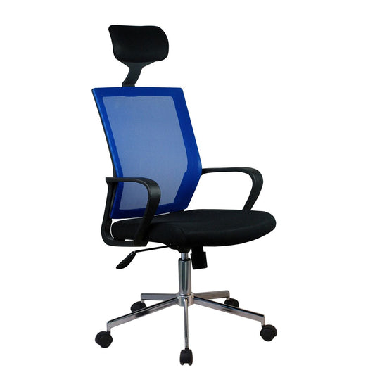 ArteLibre Καρέκλα Γραφείου Υφασμάτινη Μπλε/Μαύρη 14230023