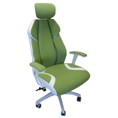 Καρέκλα Γραφείου ZHNOBIA Πράσινο/Λευκό 63x67.5x120-128cm