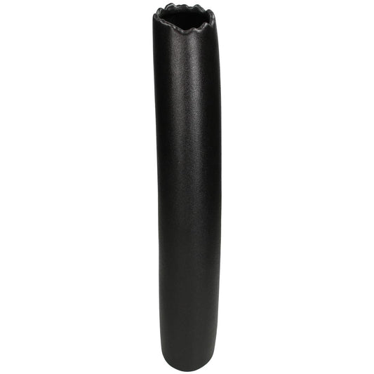 Βάζο Κεραμικό Μαύρο 12x11x50