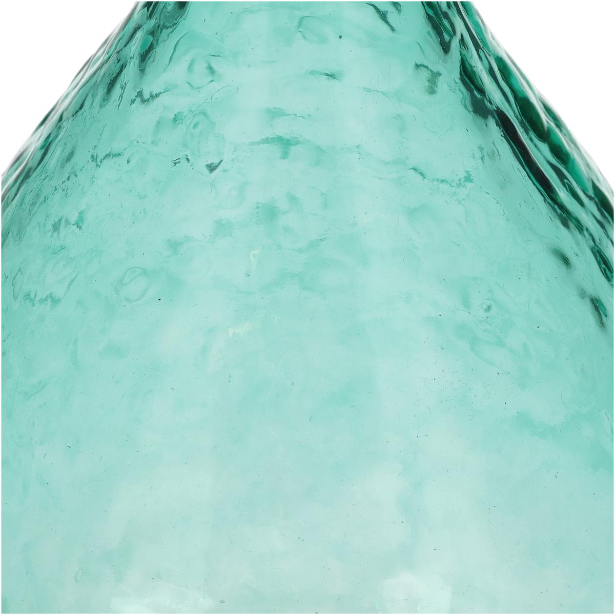 Βάζο Γυάλινο Πράσινο 15x15x25